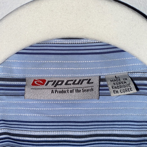 Men's Rip Curl button down stripe shirt - Picture 3 of 5